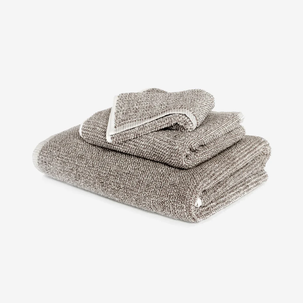 L&M Home Tweed Taupe Hand Towel - Image 7