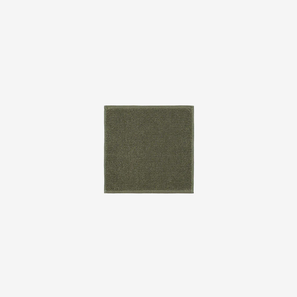 L&M Home Tweed Olive Face Towel