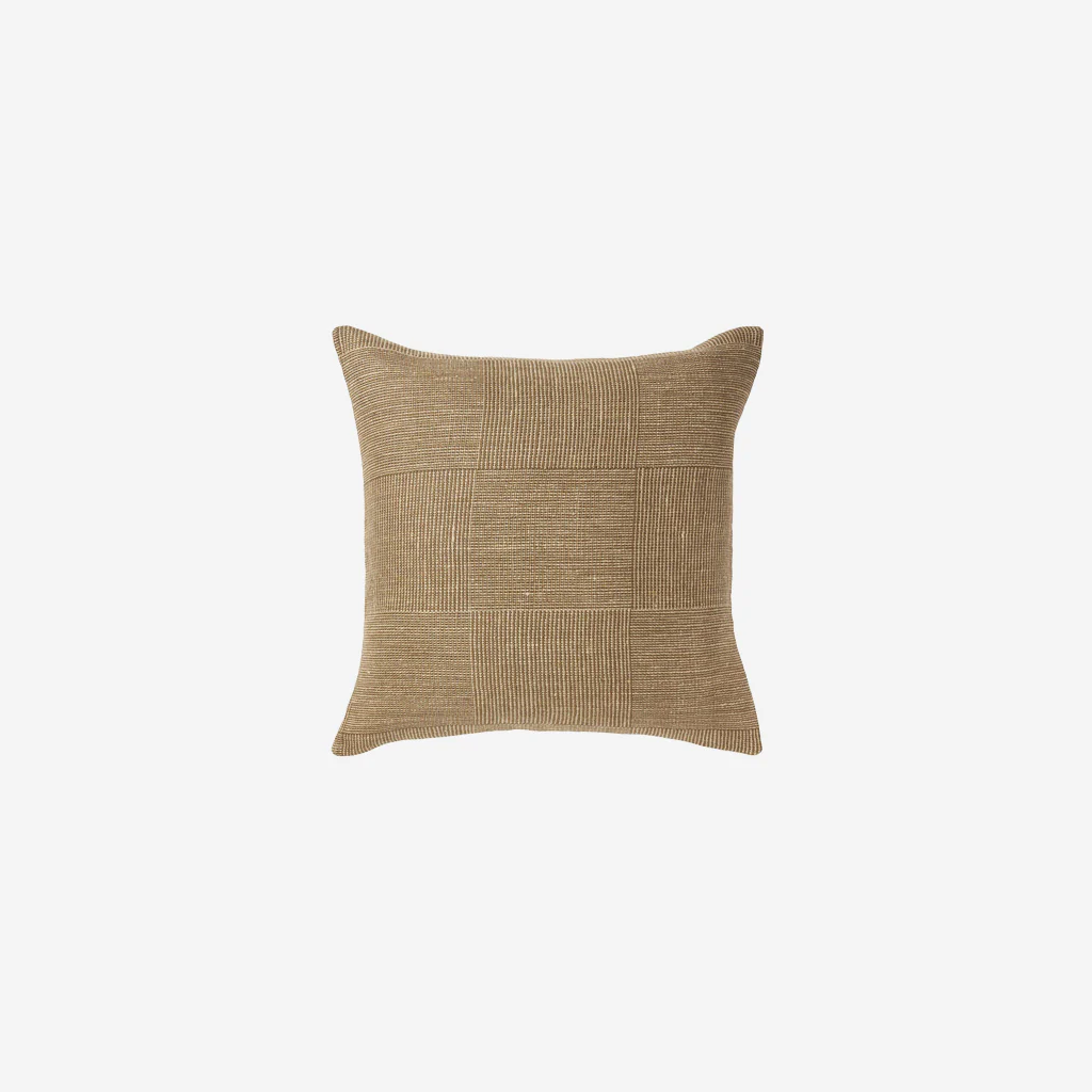 L&M Home Vida Linen Cushion Khaki