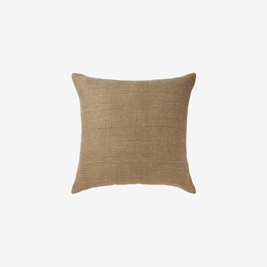 L&M Home Vida Linen Grand Cushion Khaki