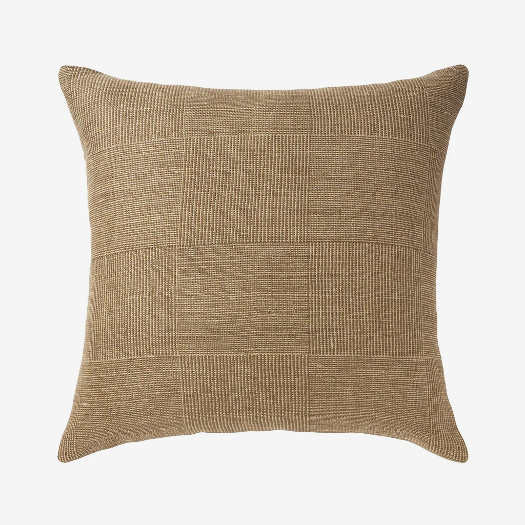 L&M Home Vida Linen Grand Cushion Khaki - Image 3