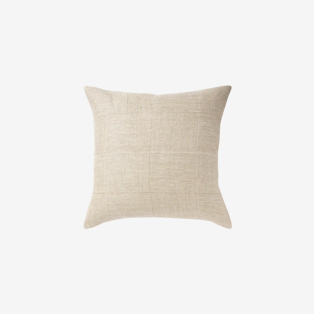 L&M Home Vida Linen Grand Cushion Natural