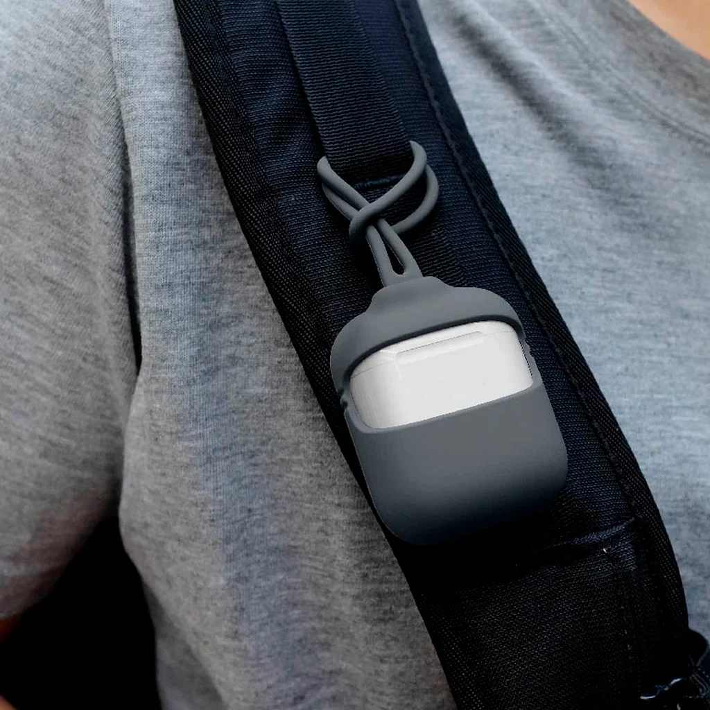 Lead Trend Airpod Capsule Grey with Strap - Image 3
