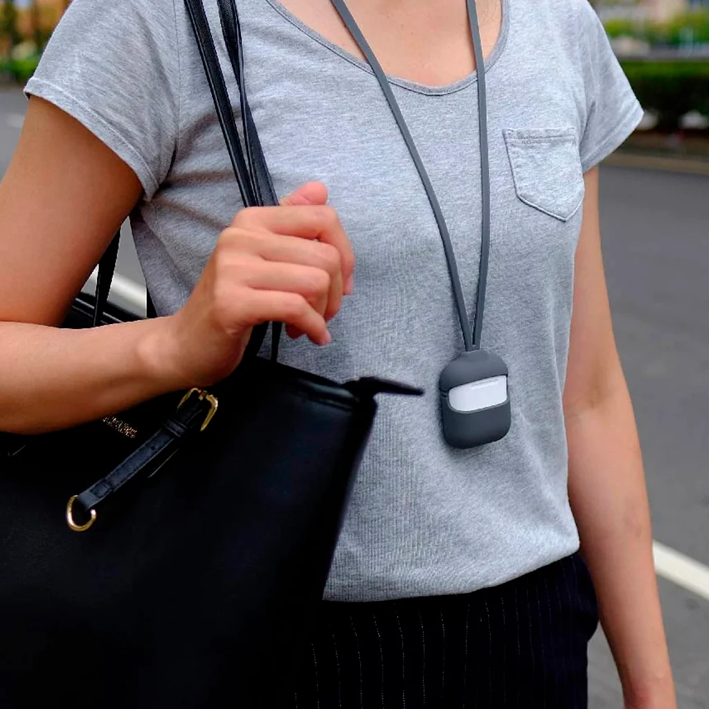 Lead Trend Airpod Capsule Grey with Strap - Image 5