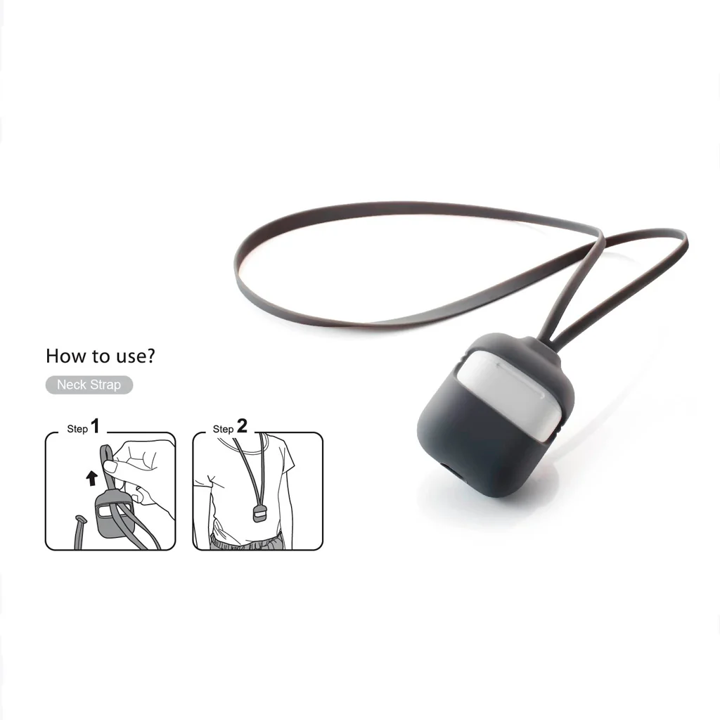 Lead Trend Airpod Capsule Grey with Strap - Image 7