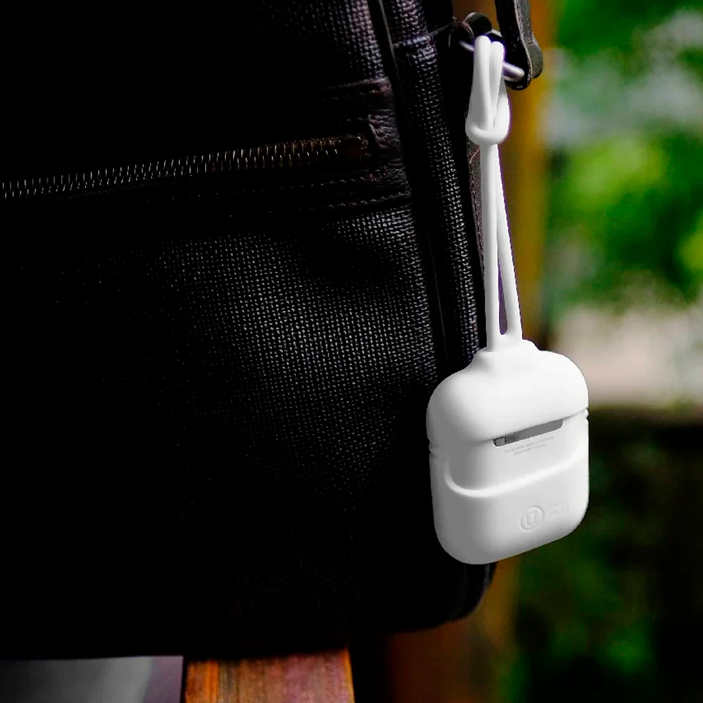 Lead Trend Airpod Capsule Case with Strap White - Image 2