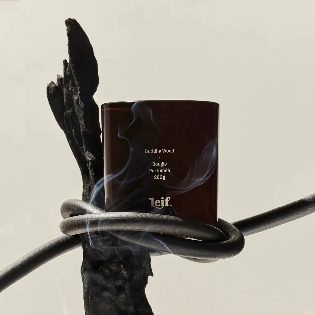 Leif Buddha Wood Candle - Image 3