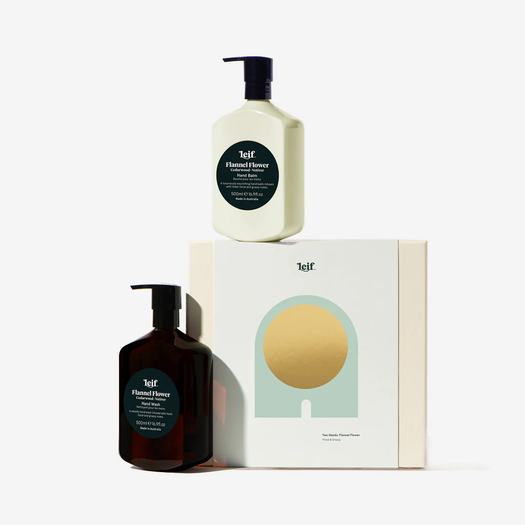 Leif Flannel Flower Two Hands Wash Set Large - Image 4
