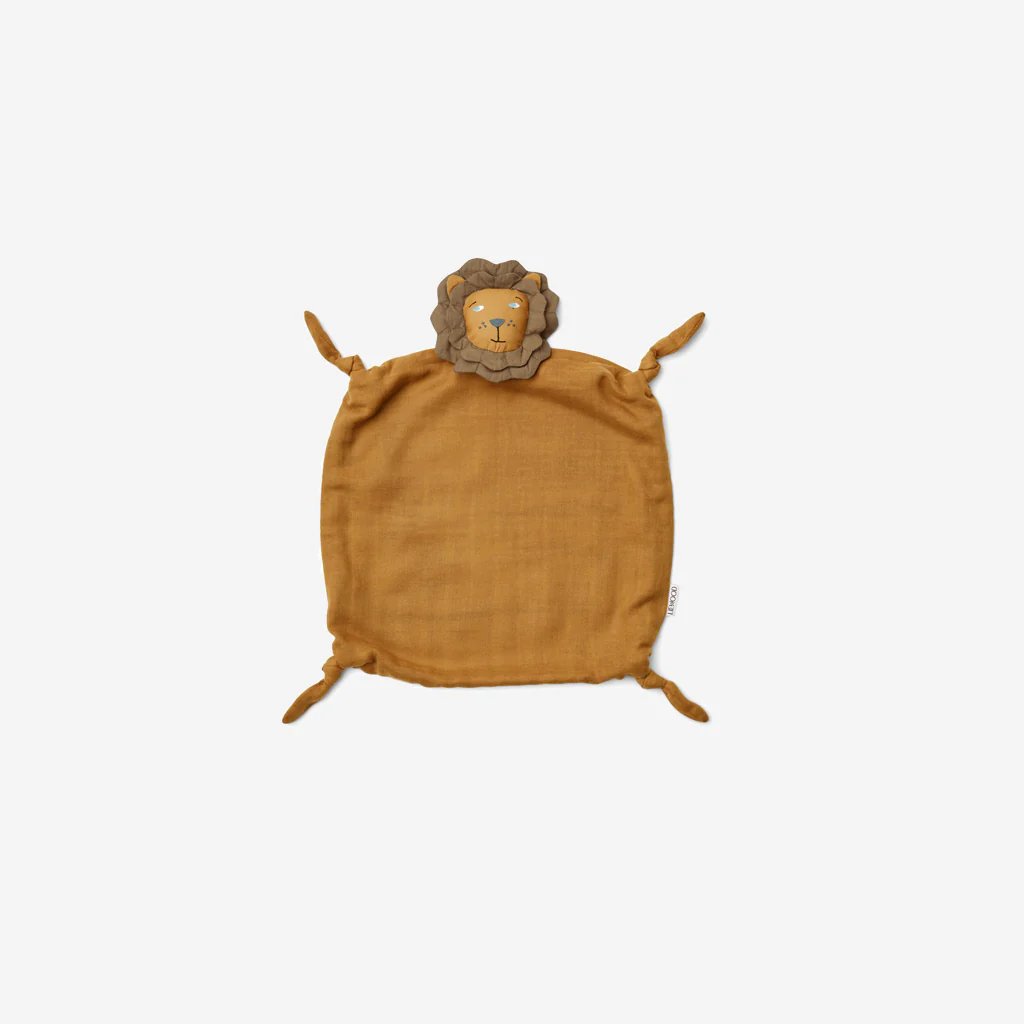 Liewood Agnete Cuddle Cloth Lion Golden Caramel
