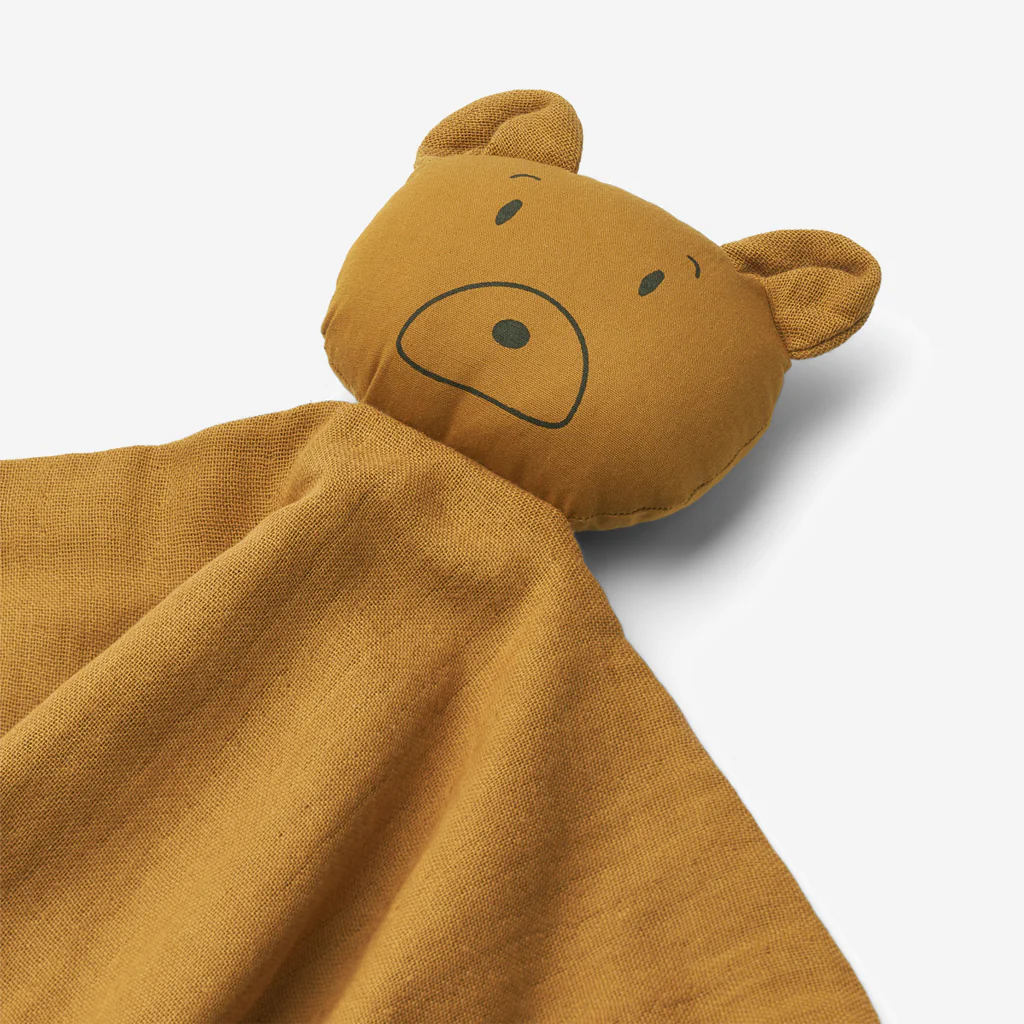 Liewood Agnete Cuddle Cloth Pack Bear Rose Mustard - Image 4