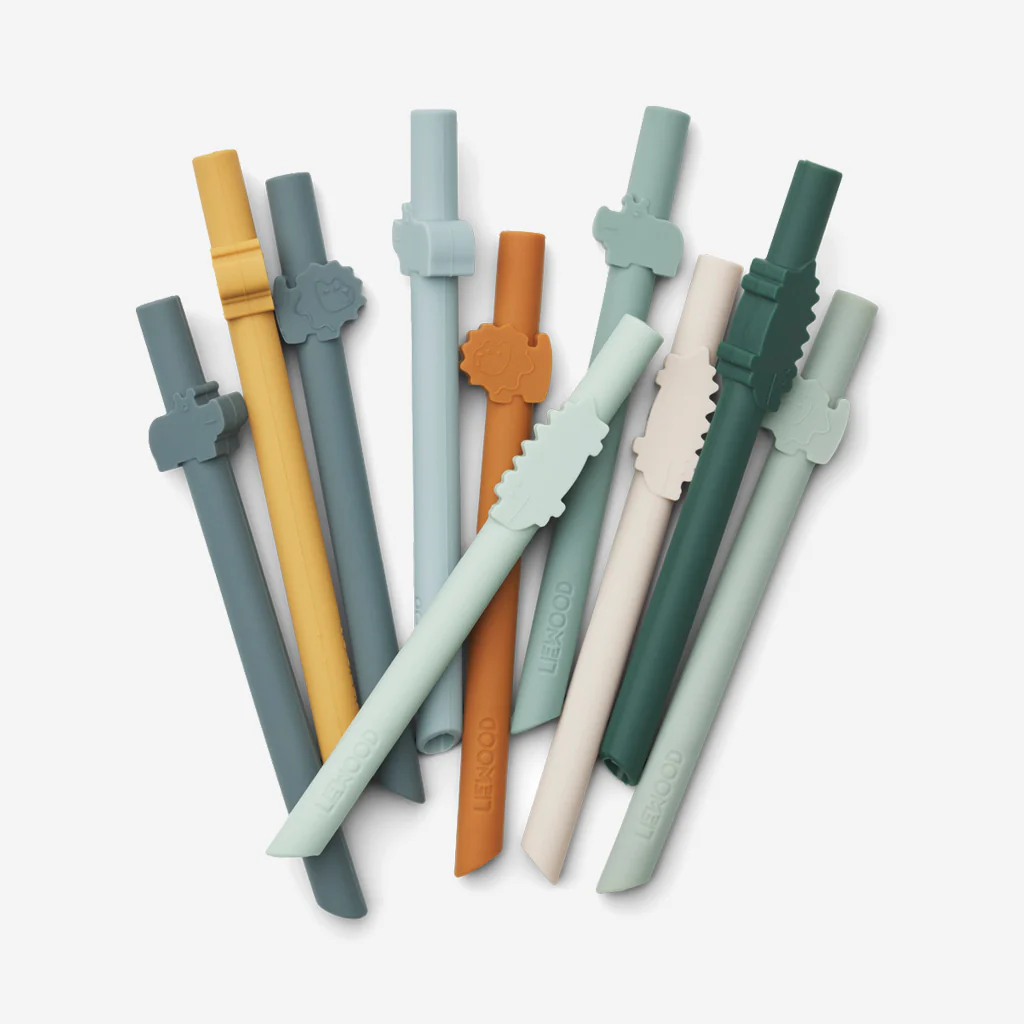 Liewood Badu Straw Pack Safari Blue Mix - Image 2