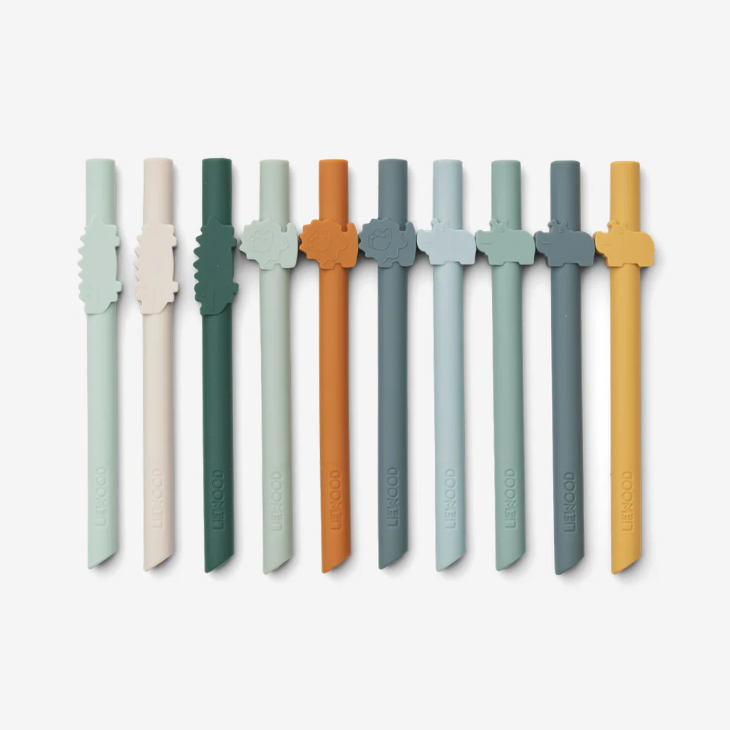 Liewood Badu Straw Pack Safari Blue Mix - Image 3