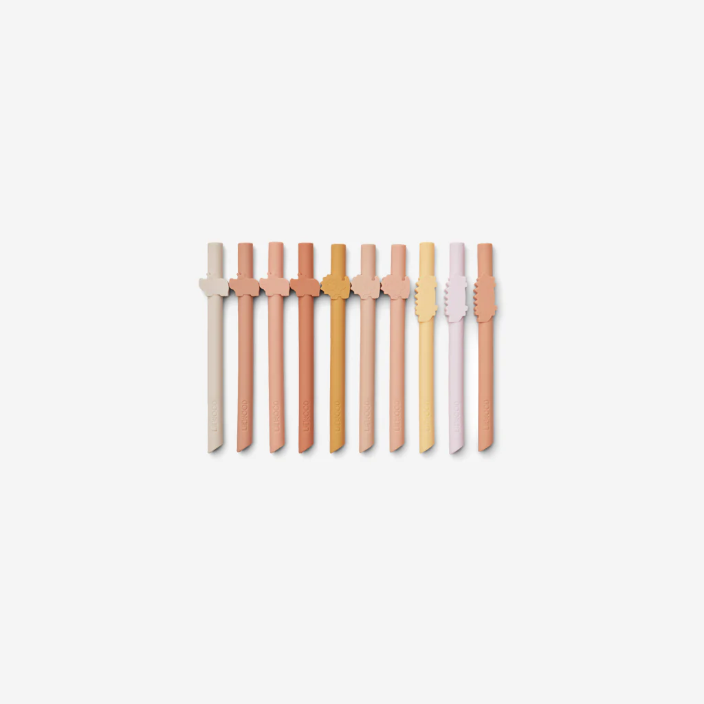Liewood Badu Straw Pack Safari Rose Mix