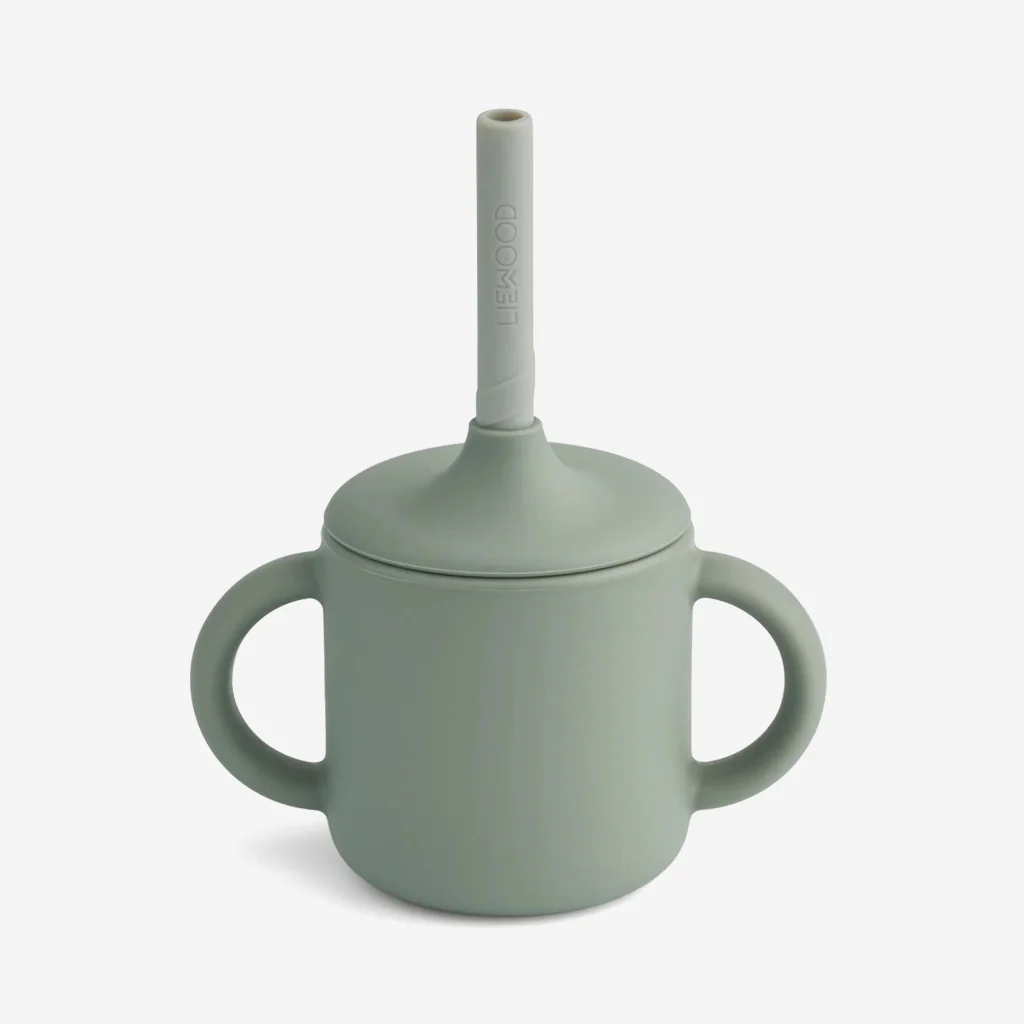 Liewood Cameron Sippy Cup Faune Green Mix - Image 4