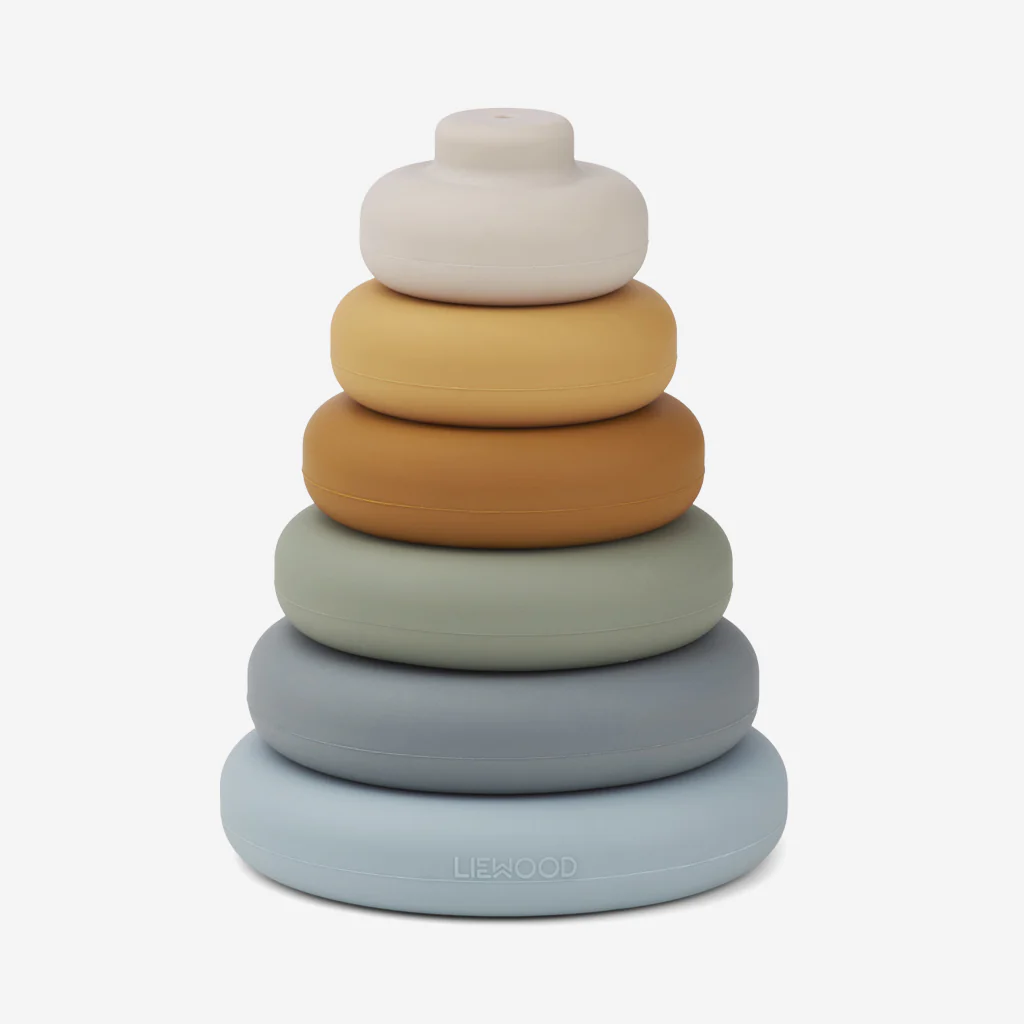 Liewood Dag Stacking Tower Blue Mix - Image 3