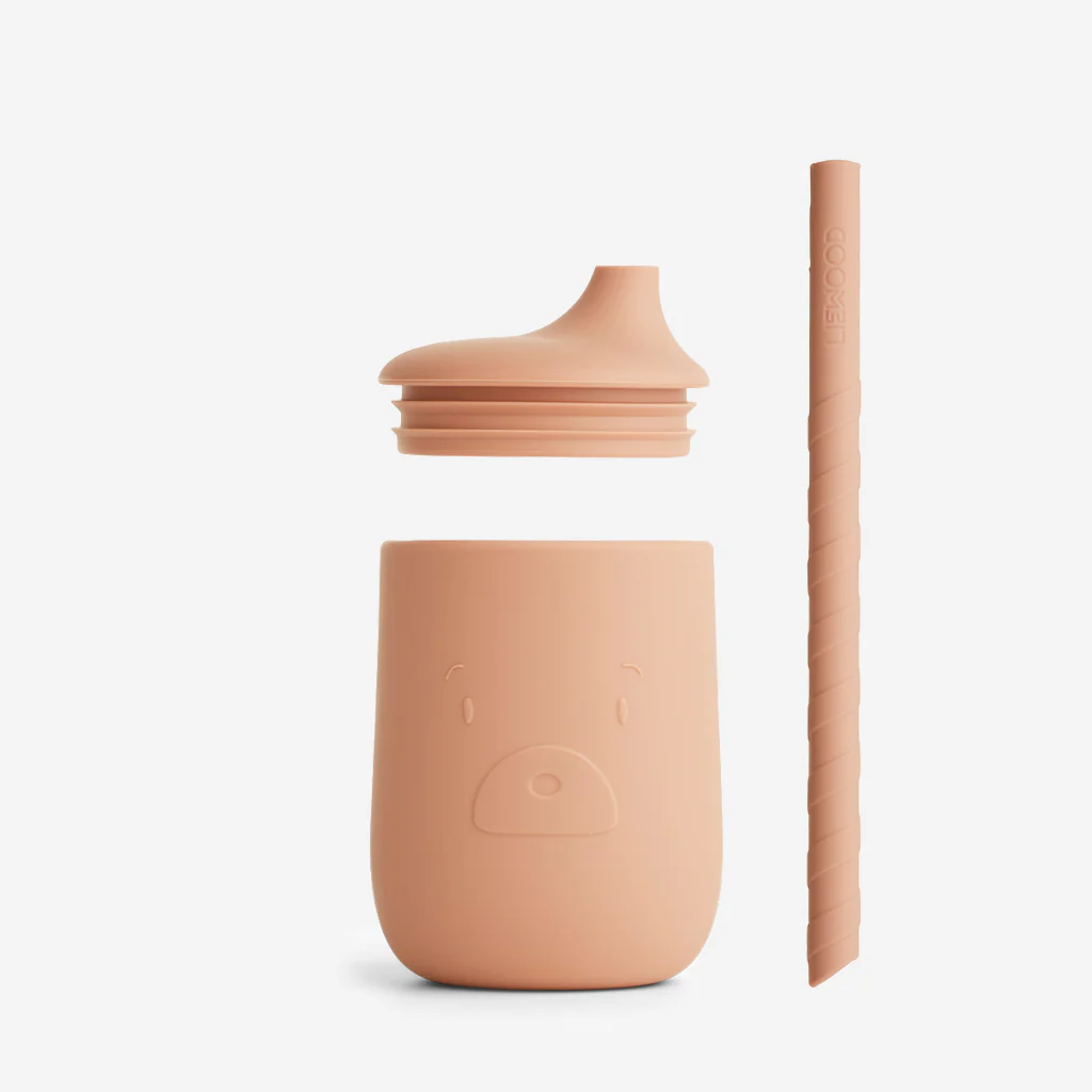 Liewood Ellis Sippy Cup Bear Tuscany Rose - Image 4