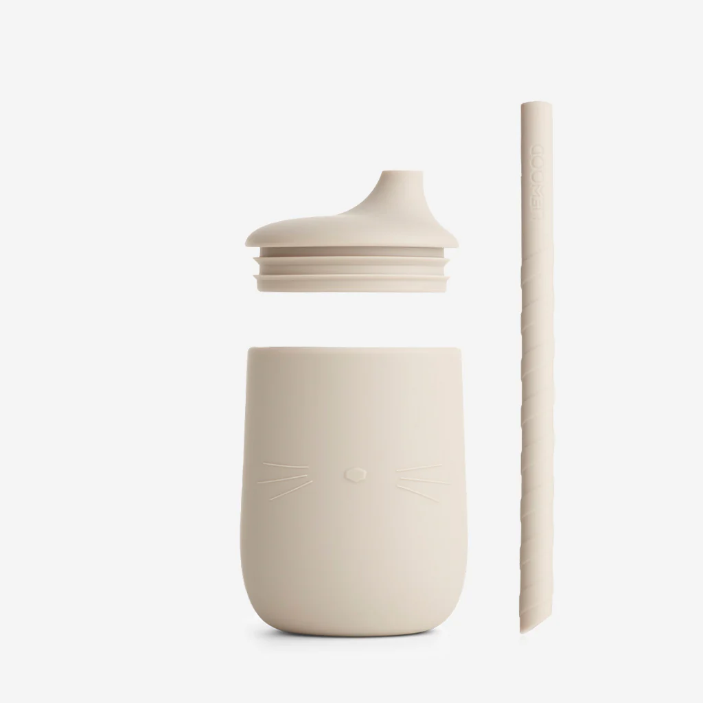 Liewood Ellis Sippy Cup Cat Sandy - Image 3
