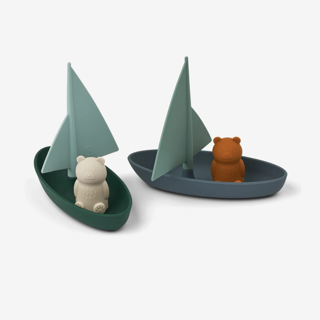 Liewood Ensley Boat Set Whale Blue - Image 4
