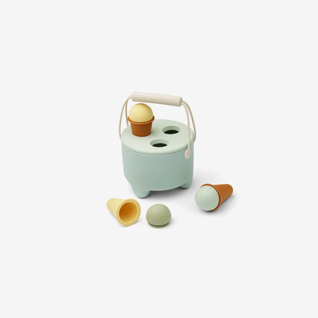 Liewood Fleur Ice Cream Set Ice Blue