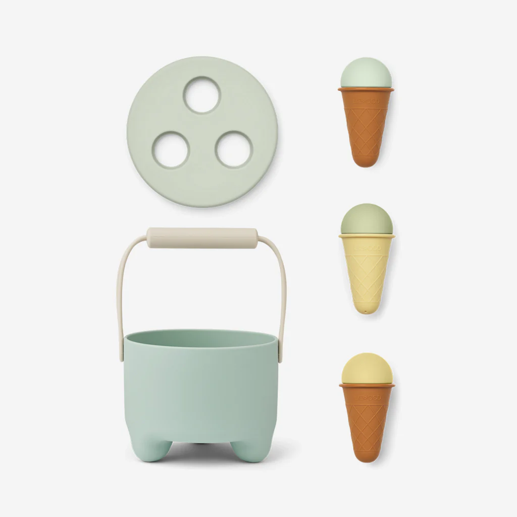 Liewood Fleur Ice Cream Set Ice Blue - Image 2