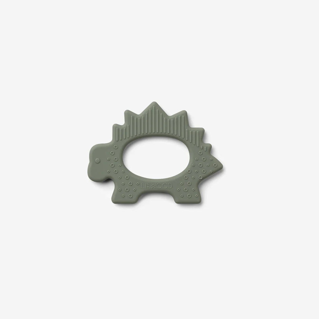 Liewood Gemma Teether Dino Faune Green