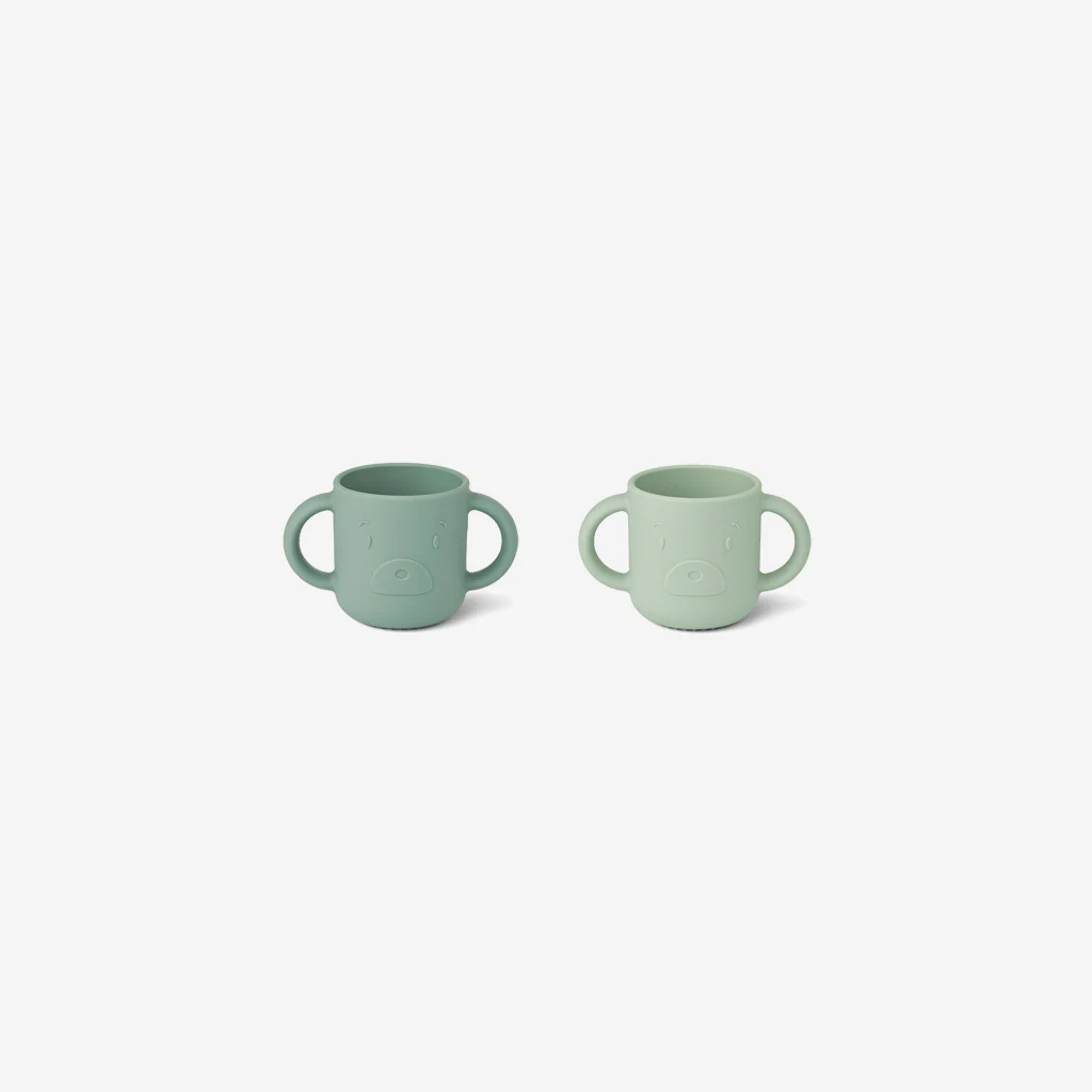 Liewood Gene Silicone Cup Pack Bear Mint