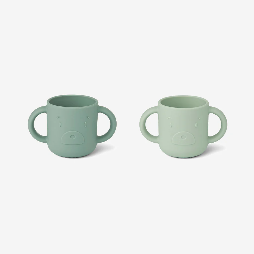 Liewood Gene Silicone Cup Pack Bear Mint - Image 2