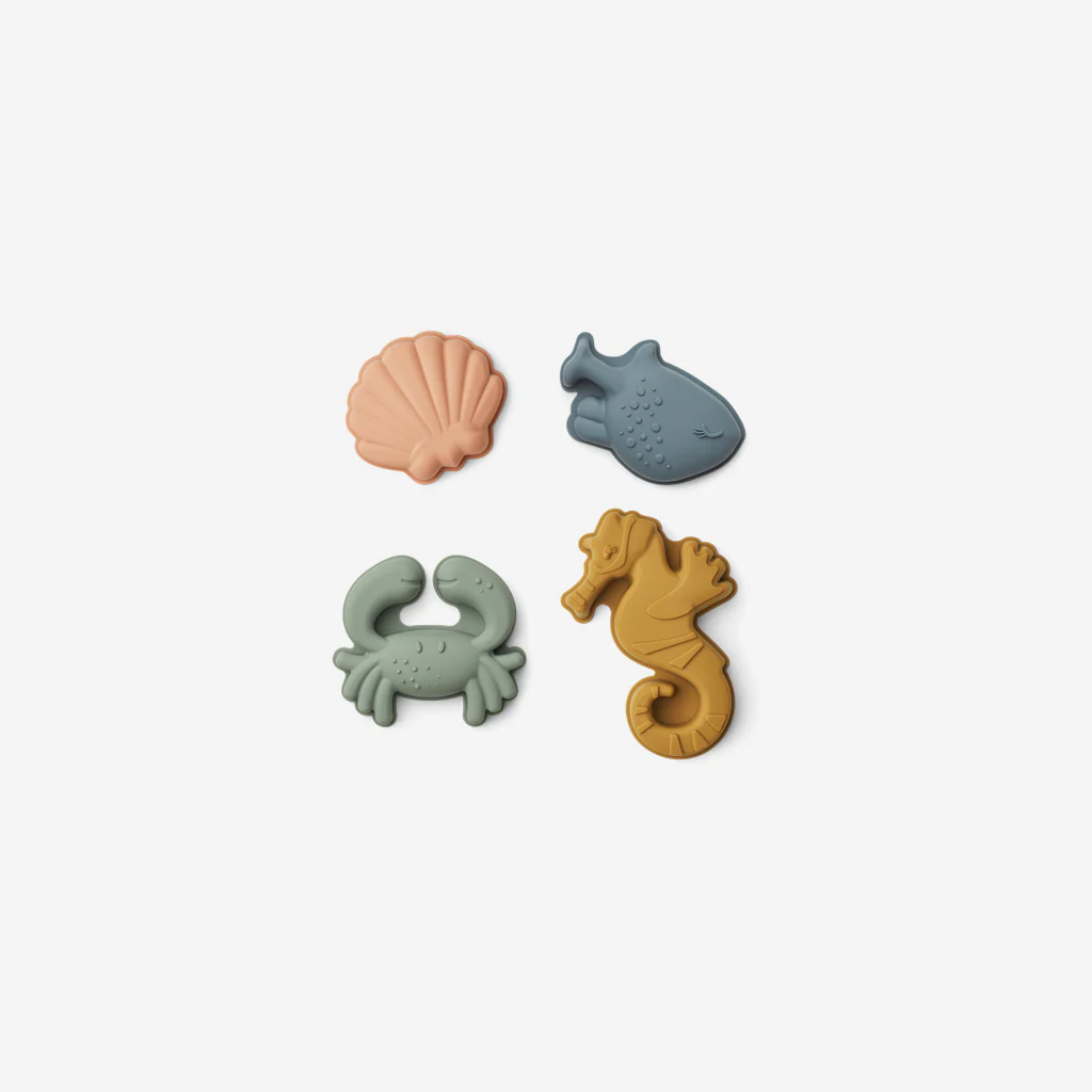 Liewood Gill Sea Creature Sand Moulds Sandy