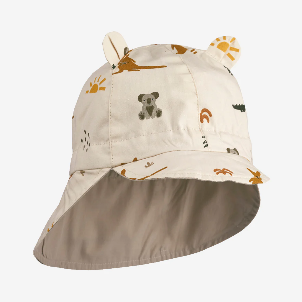 Liewood Gorm Sun Hat Aussie Sea Shell - Image 3