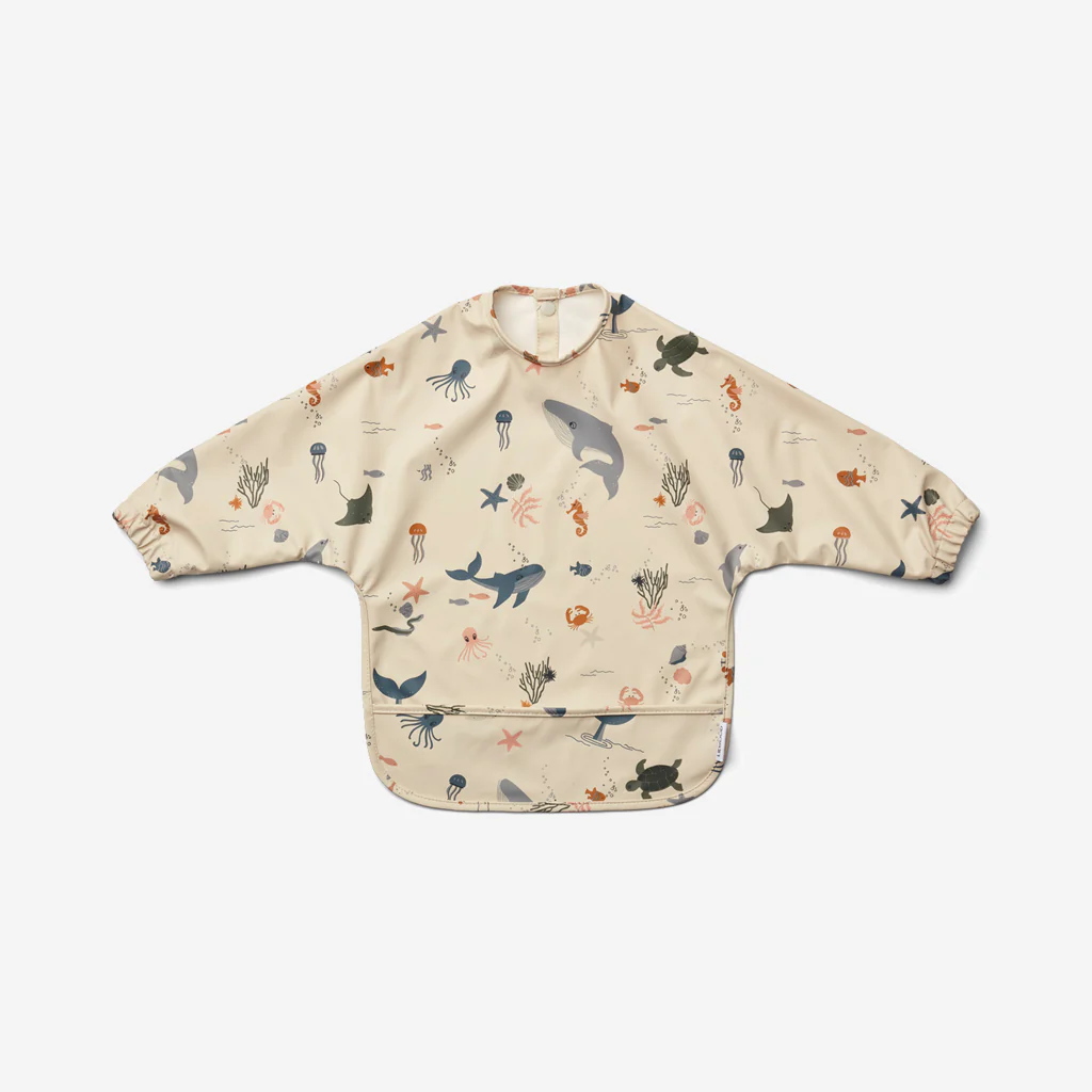 Liewood Merle Cape Smock Sea Creature Sandy - Image 3