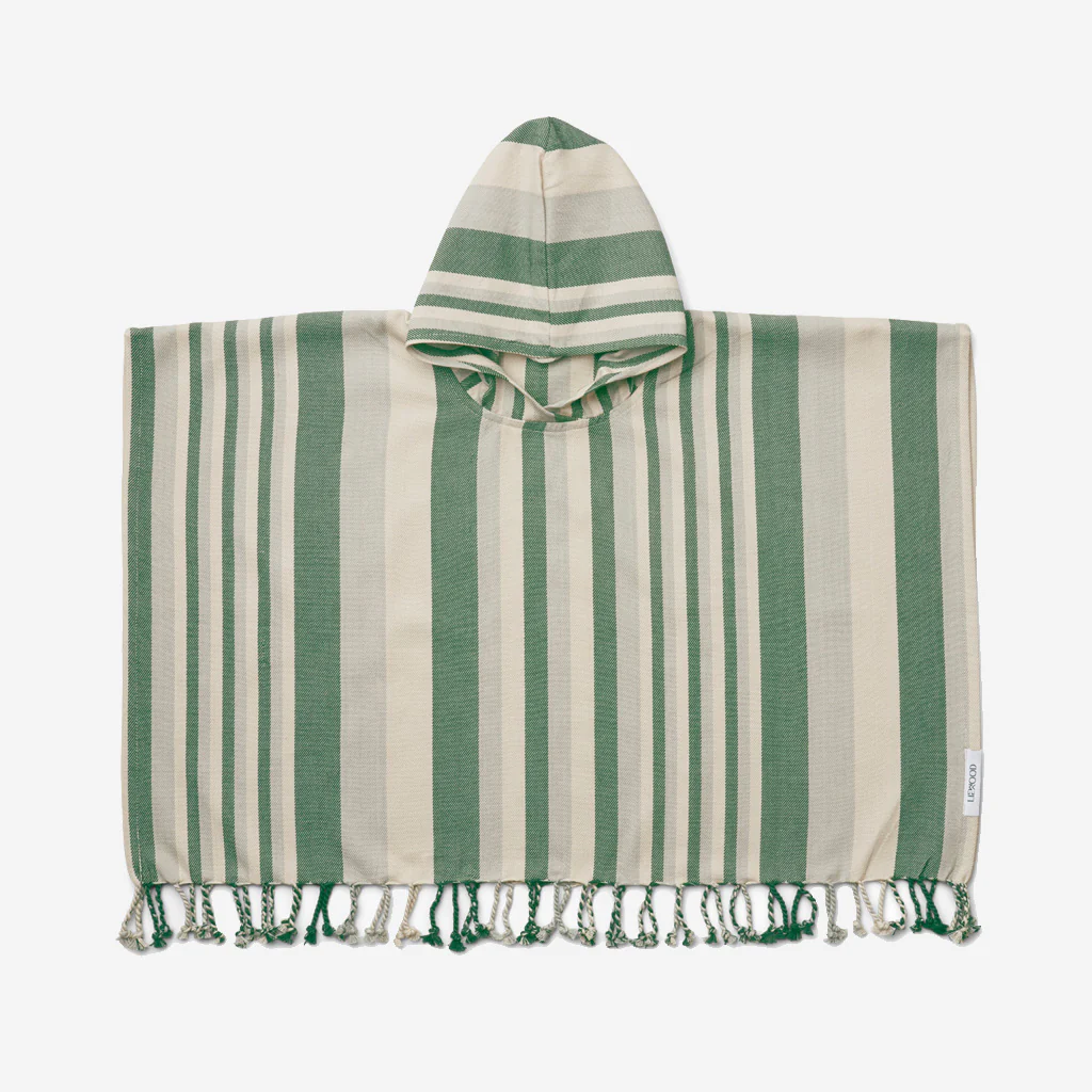Liewood Roomie Poncho Green Sandy - Image 2