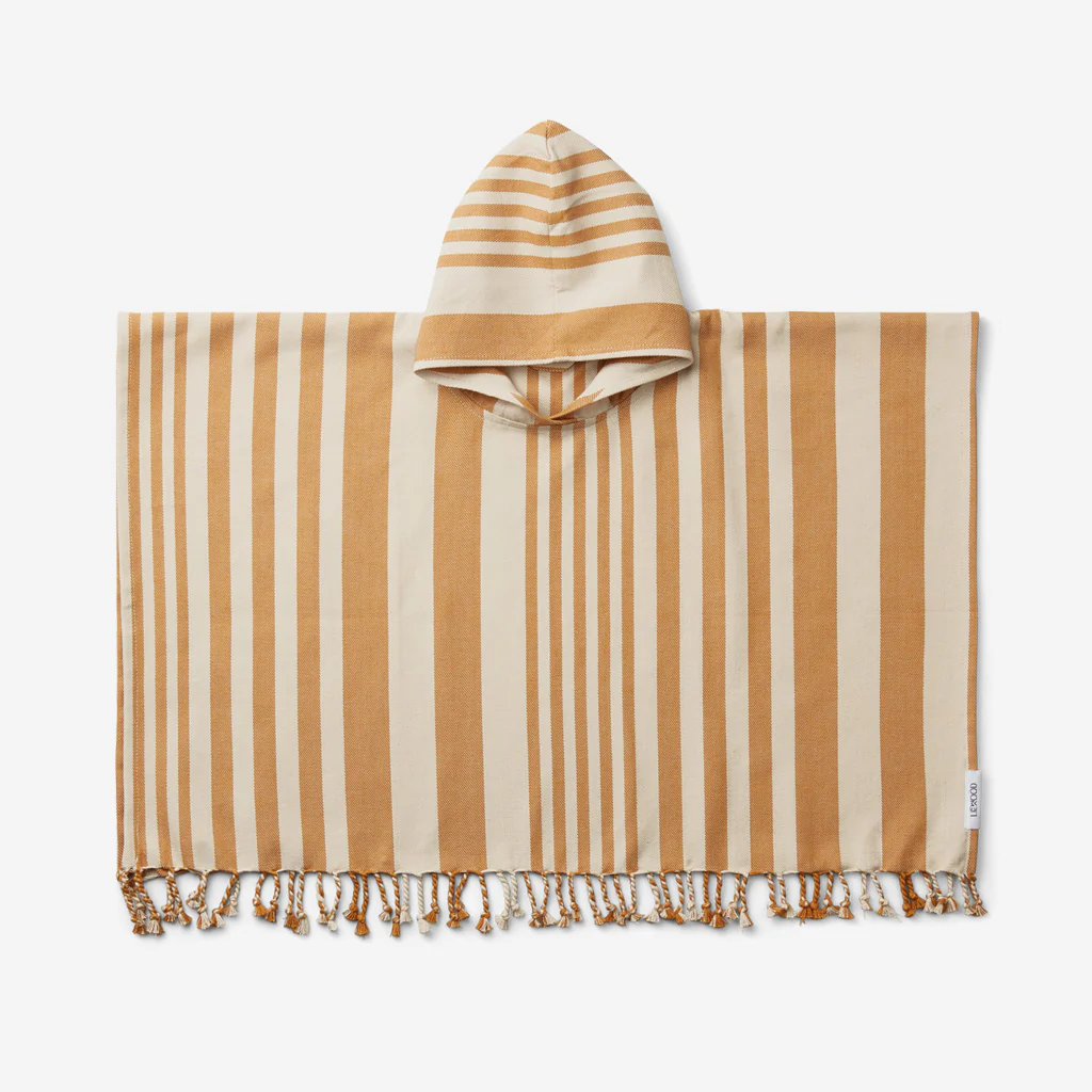 Liewood Roomie Poncho Mustard Sandy - Image 2