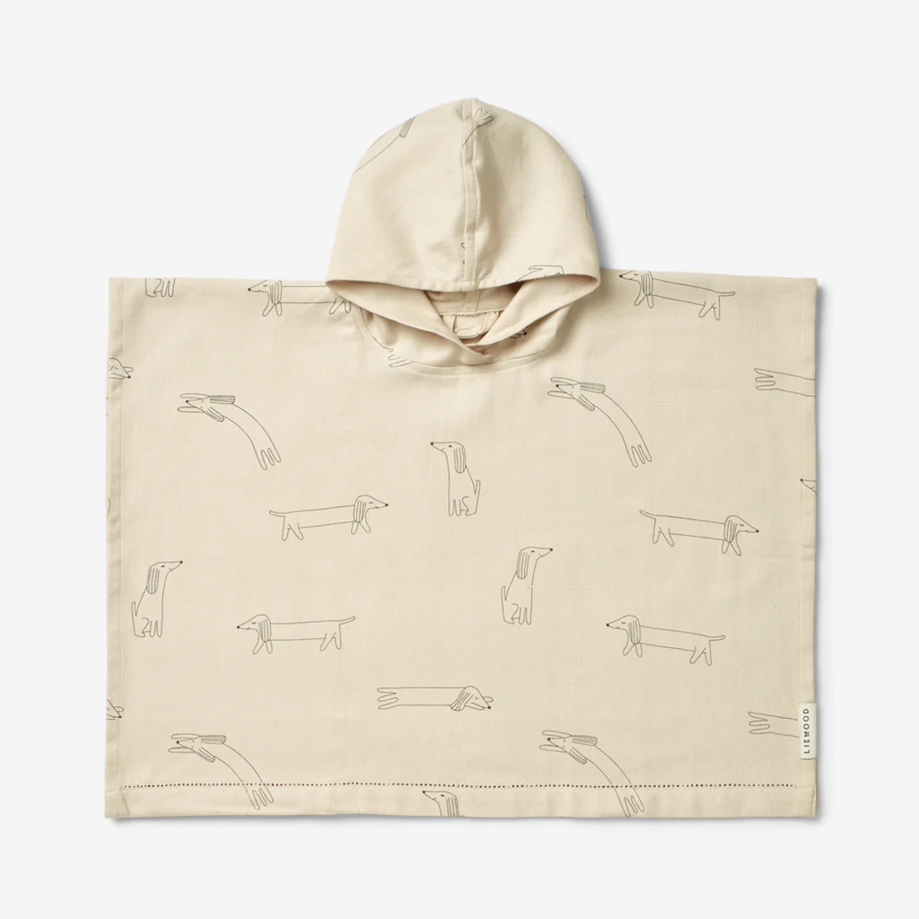 Liewood Roomie Poncho Sandy Dog - Image 3