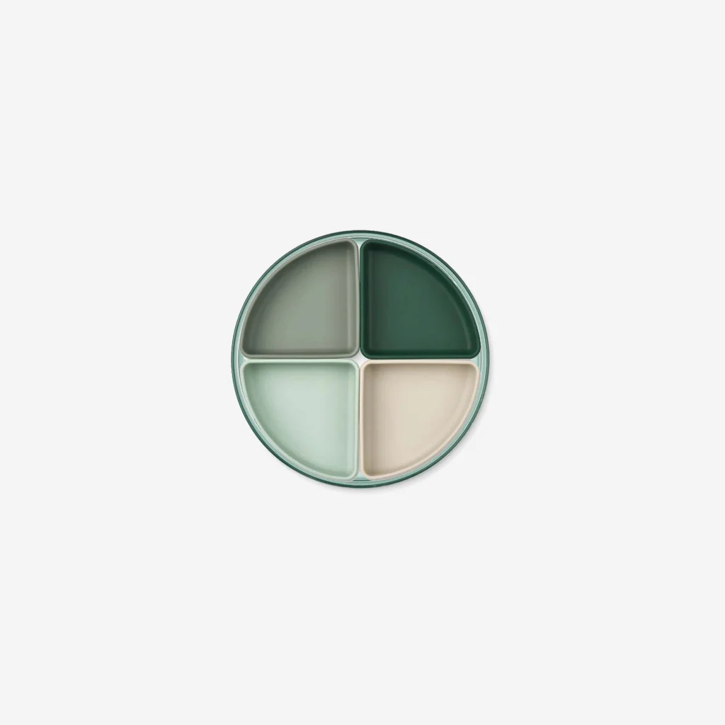 Liewood Shawn Divider Plate Peppermint