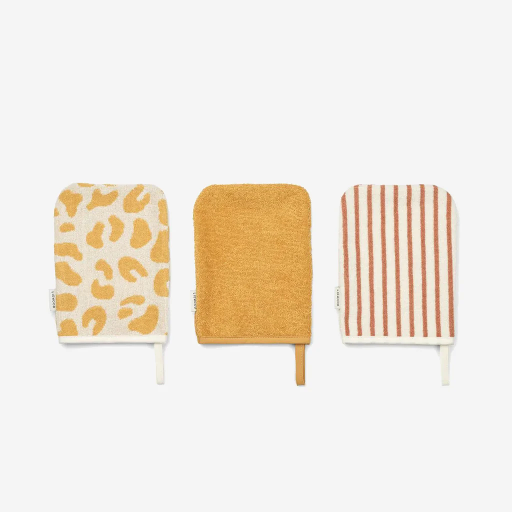 Liewood Sylvester Bath Mitt Pack Jojoba - Image 2