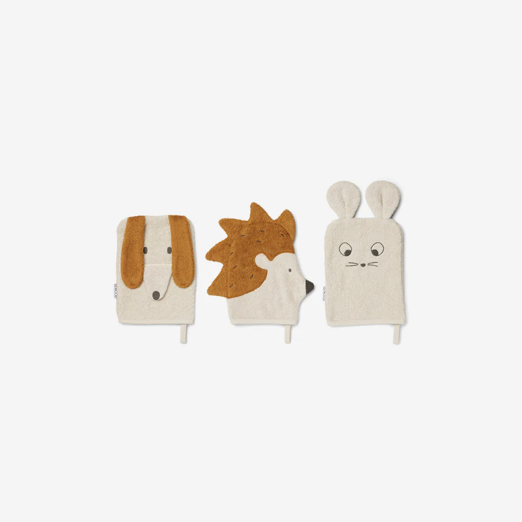 Liewood Sylvester Washcloth Friendship Sandy