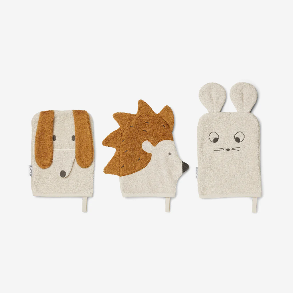 Liewood Sylvester Washcloth Friendship Sandy - Image 2