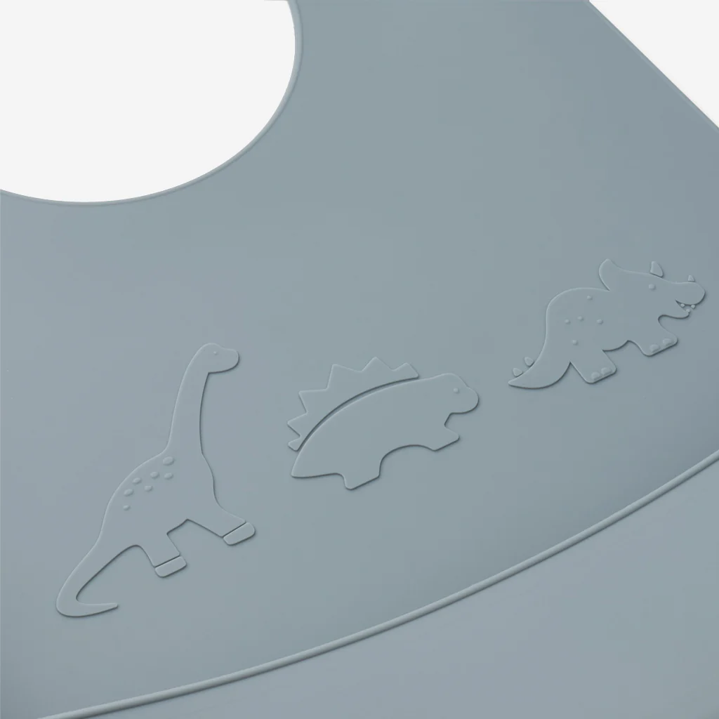 Liewood Tilda Silicone Bibs Dino Blue - Image 4