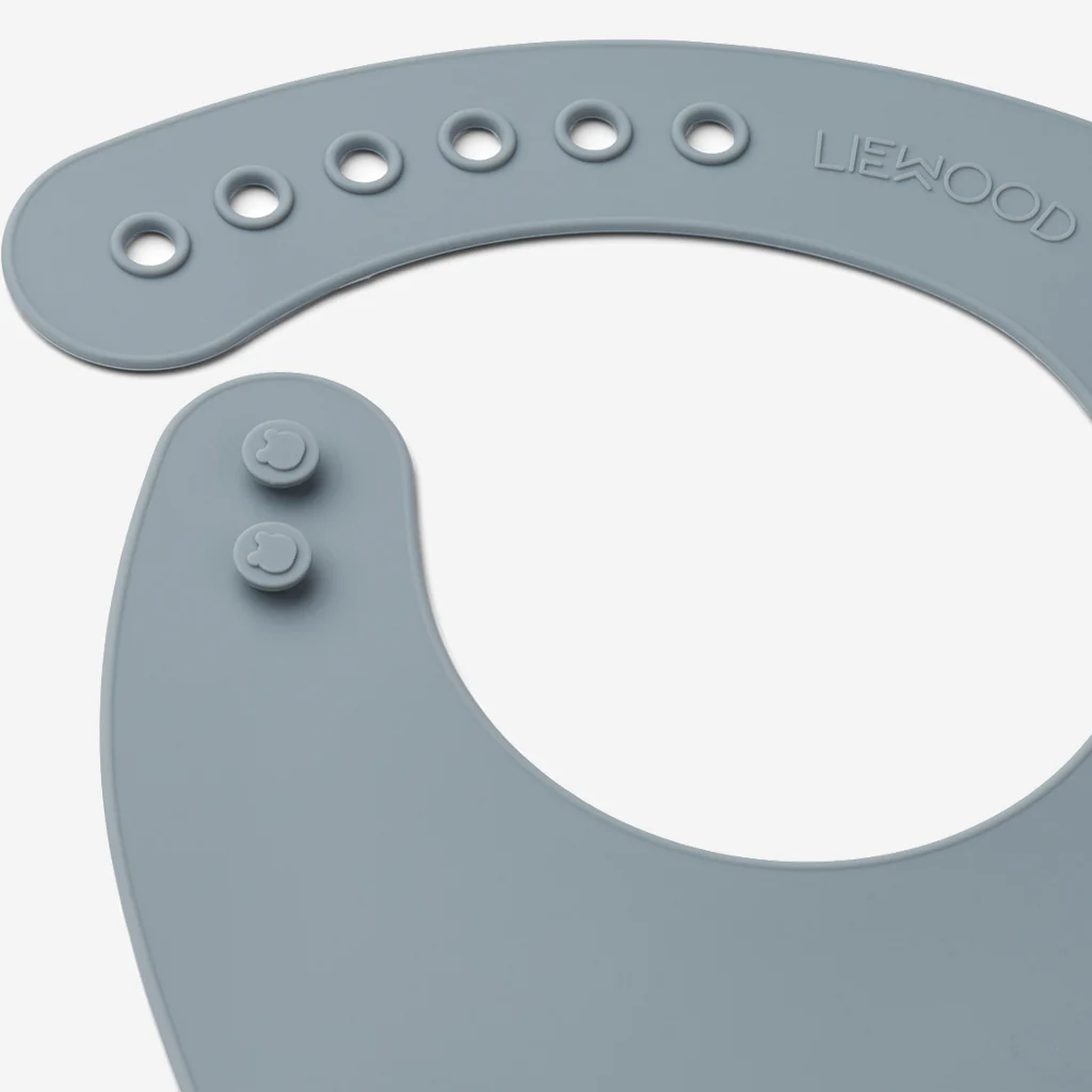 Liewood Tilda Silicone Bibs Dino Blue - Image 7