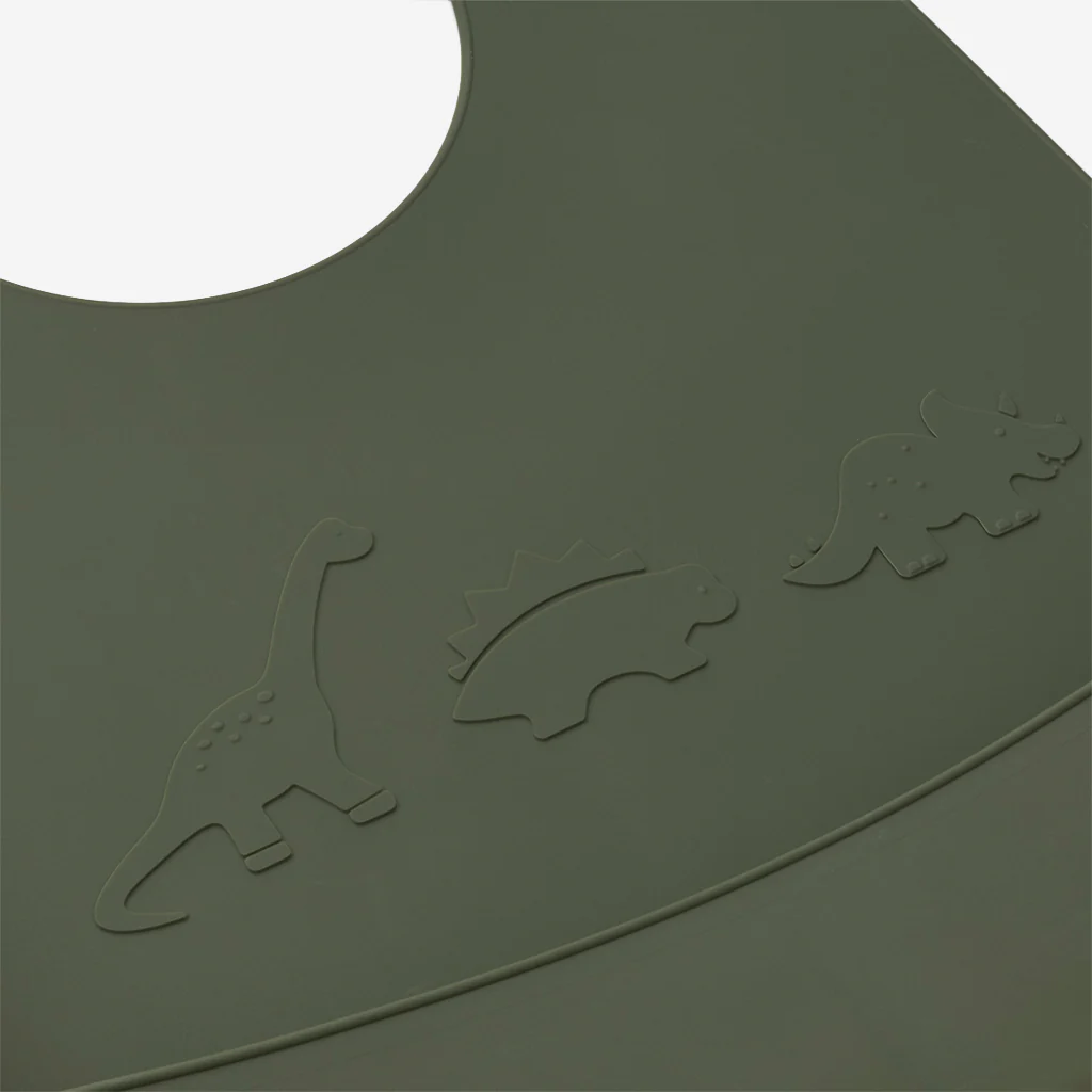 Liewood Tilda Silicone Bibs Dino Peppermint Green - Image 5