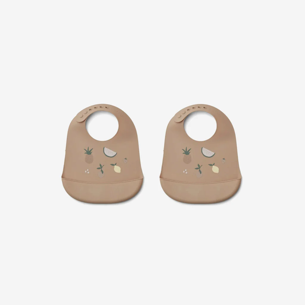 Liewood Tilda Silicone Bibs Fruit Pale Tuscany