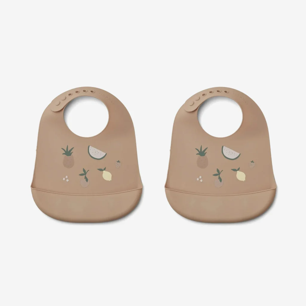 Liewood Tilda Silicone Bibs Fruit Pale Tuscany - Image 2