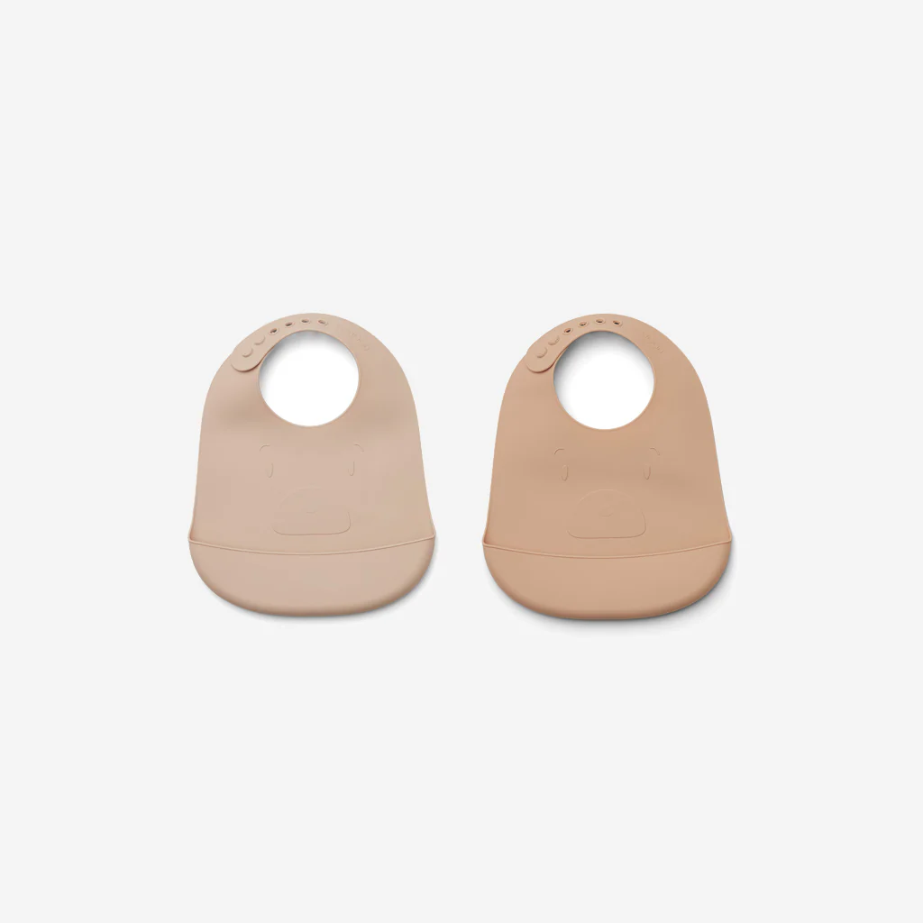 Liewood Tilda Silicone Bibs Mr Bear Rose