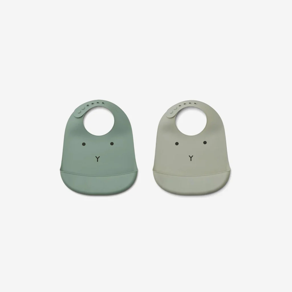Liewood Tilda Silicone Bibs Rabbit Mint Mix