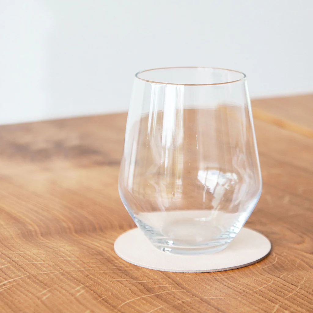 Lind DNA Coaster Circle Nupo Oyster White - Image 2