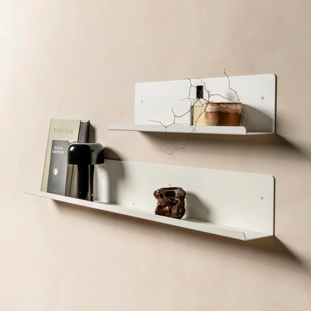 Made Of Tomorrow Fold Display Ledge Shelf White Short - Image 2