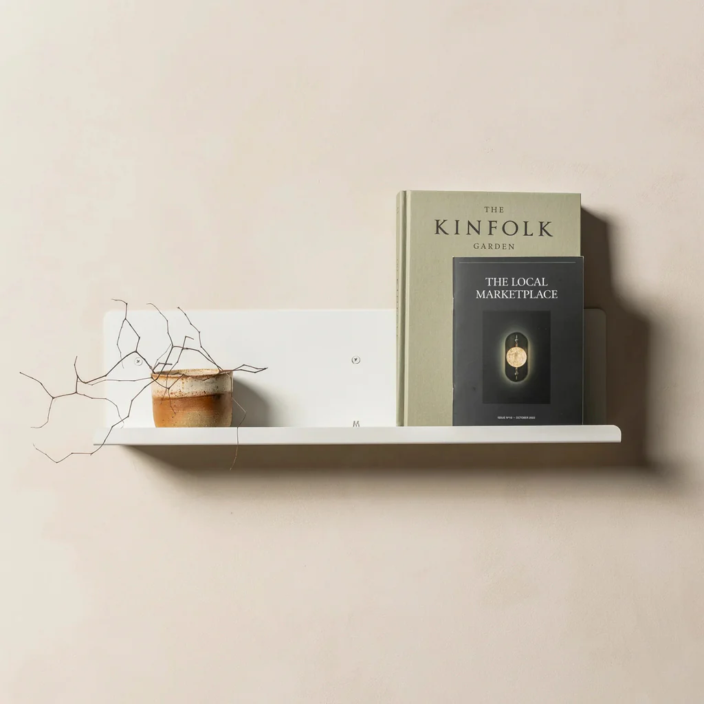 Made Of Tomorrow Fold Display Ledge Shelf White Short - Image 4