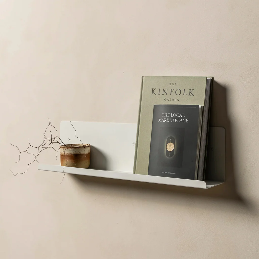 Made Of Tomorrow Fold Display Ledge Shelf White Short - Image 5