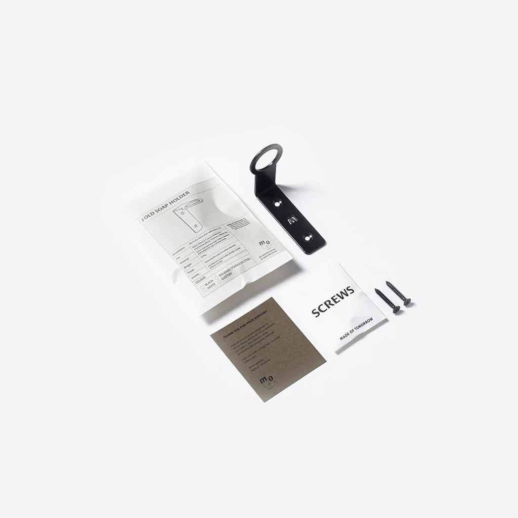 Made Of Tomorrow Fold Soap Bottle Holder Black - Image 7