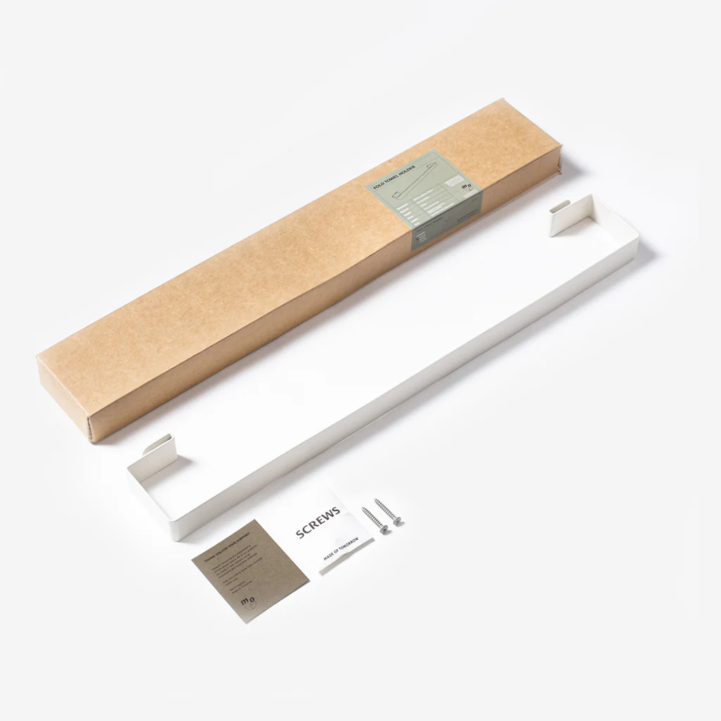 Made Of Tomorrow Fold Towel Holder White - Image 5